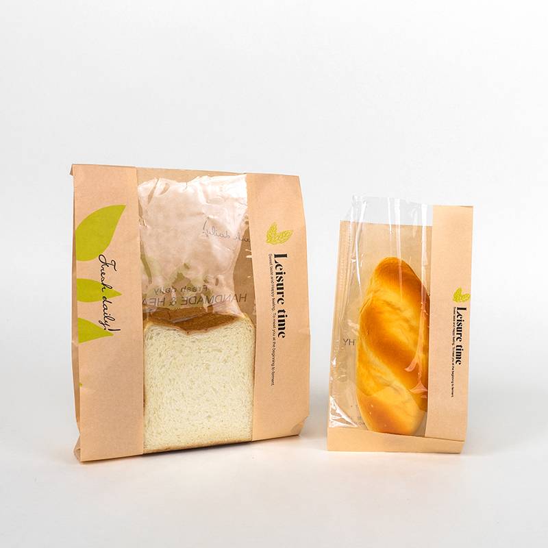 White Wholesale Stock High Quality Food Grade Customised Bread Bags Bread Packing Bag