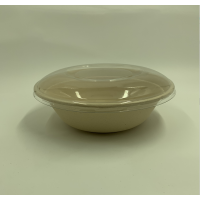 biodegradable disposable take-away fast food salad paper pulp  bowl