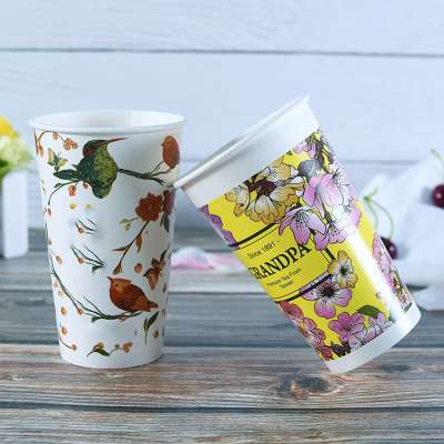 2020 factory price customized printed disposable printer cup paper 8 oz supply